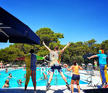 aqua aerobic u hotelu pinija