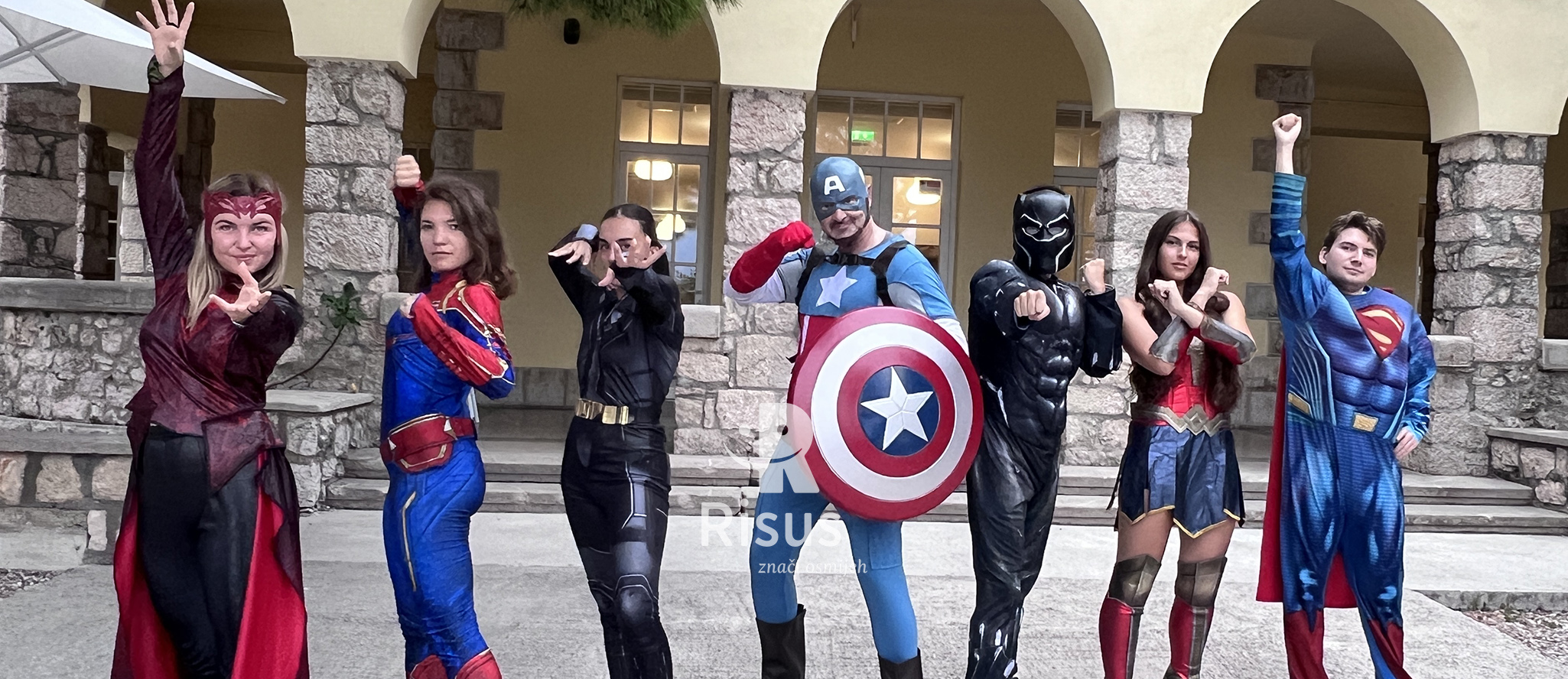 risus animacija kao superheroji u aminess lišanj family hotelu 2024